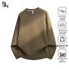 Chutang Men's Heavyweight Cotton Crew Neck Pullover Sweatshirt