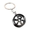Portable Keychain Wheel Shape Key Ornament Suitable for Trendsetters and Anyone Seeking a Distinctive Style Statement