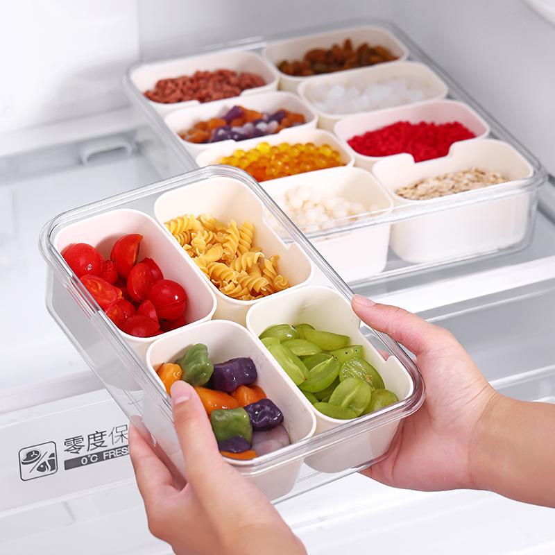 Portable Ice Jelly and Fruit Salad Box with Lid for Camping and Outdoor Use