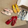 Gentle and Versatile Inner Height Increase, Spring and Summer Soft Sole Retro Mary Jane Shallow Mouth Single Shoes, Elegant Inner Height Increase