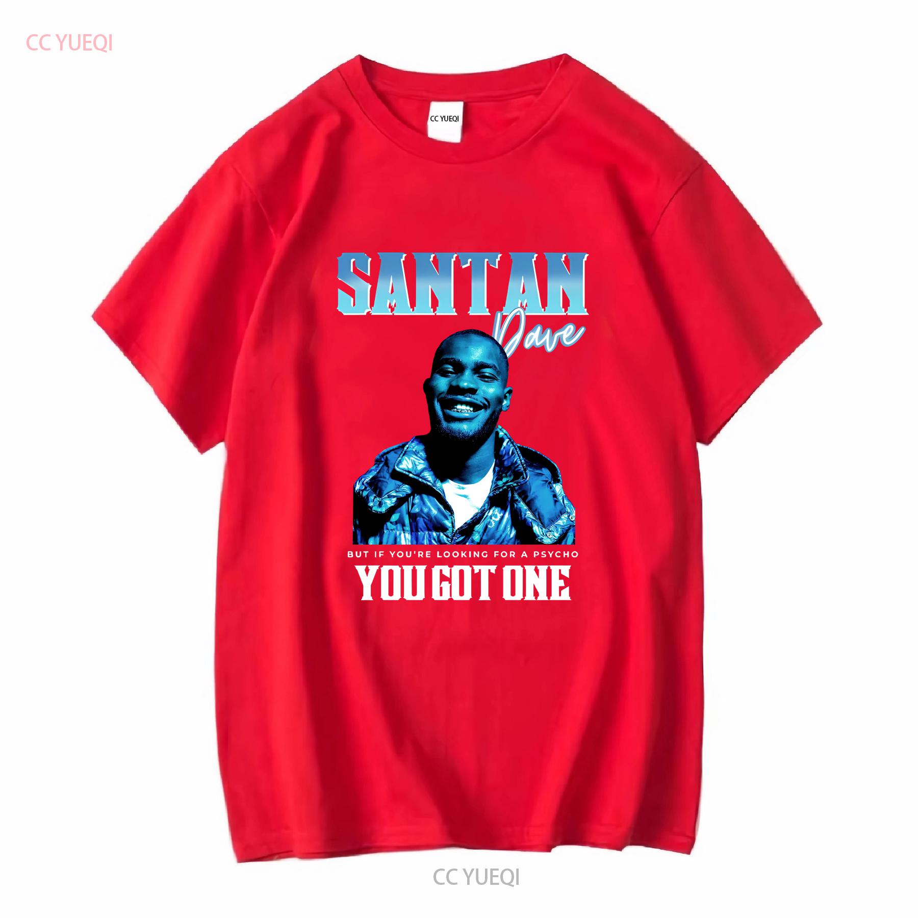 

Rare Santan Dave T Shirt LLL457 vintage Washed Slightly Casual streetwear homme Versatile fashion Unisex graphic Stretched S