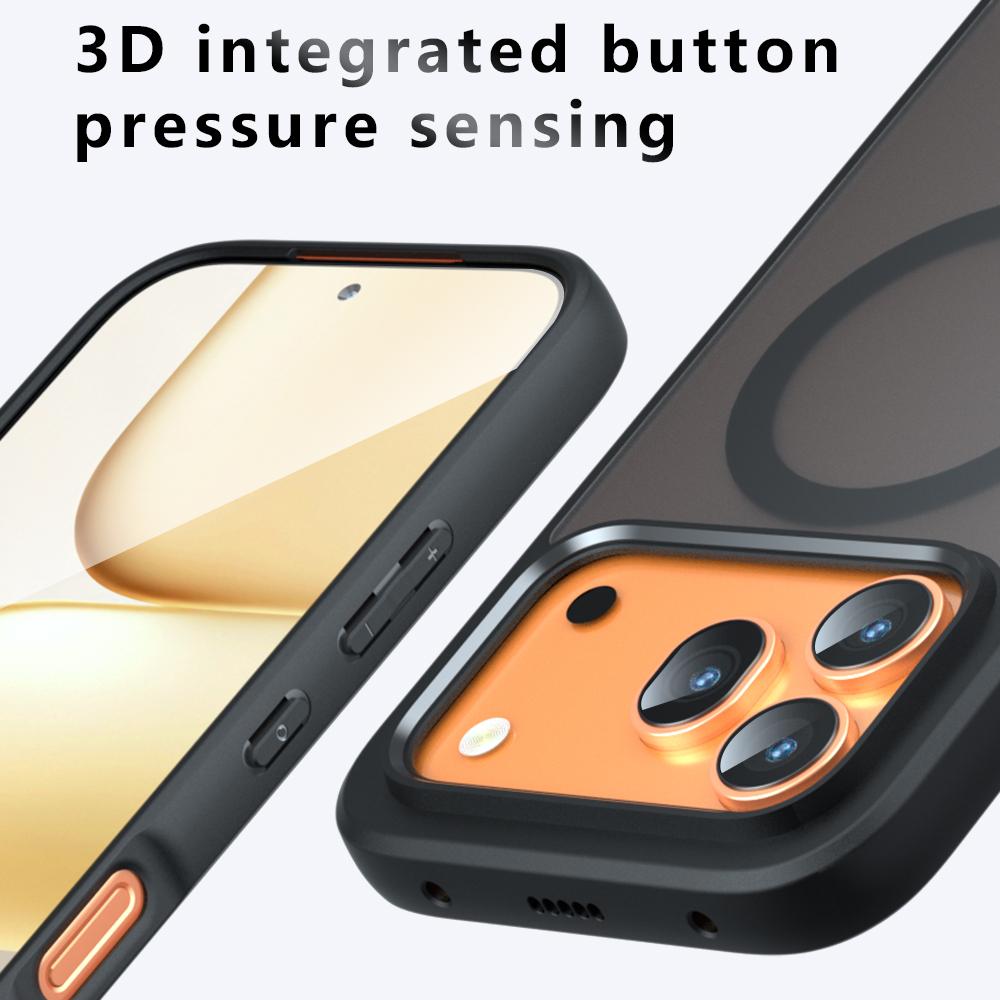 Dėl Magsafe magnetinio belaidžio įkrovimo dėklo Honor 600 Pro Honor600 Honor600Pro 5G atsparus smūgiams galinis dangtelis