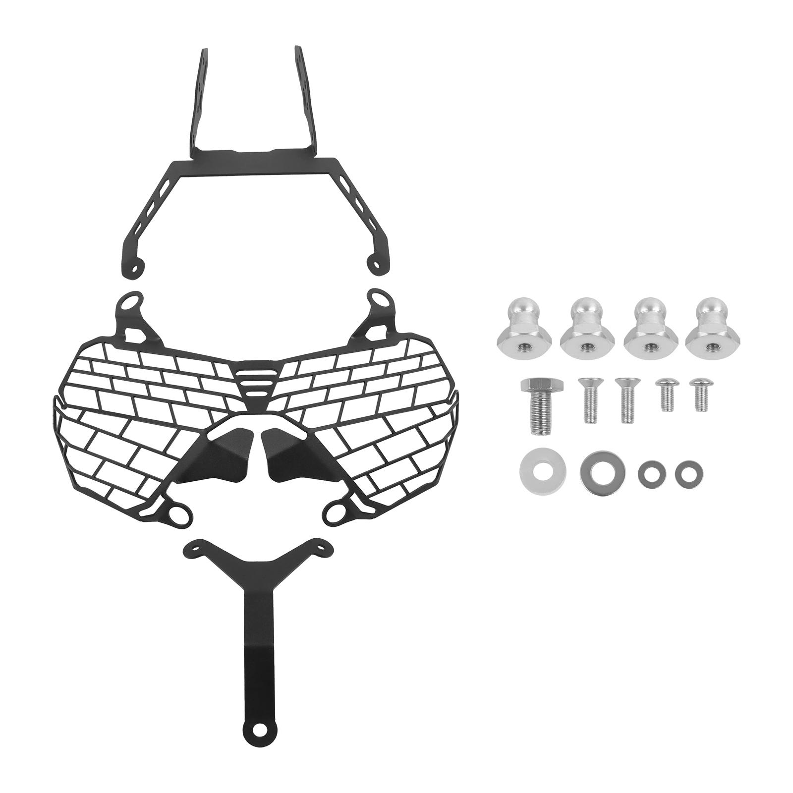 

Для Kawasaki KLR650 KLR 650 Adventure 2025 2025 2025 2025 Передняя защитная крышка фары Защитная решетка фары чёрный