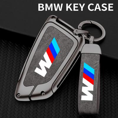 Autosleutelhoes Cover Shell Tas Voor BMW X1 X3 X5 X6 X7 3 5 6 7 Serie G20 G30 G11 F15 F16 G01 G02 F48 F20 G05 Sleutelhanger Accessoires