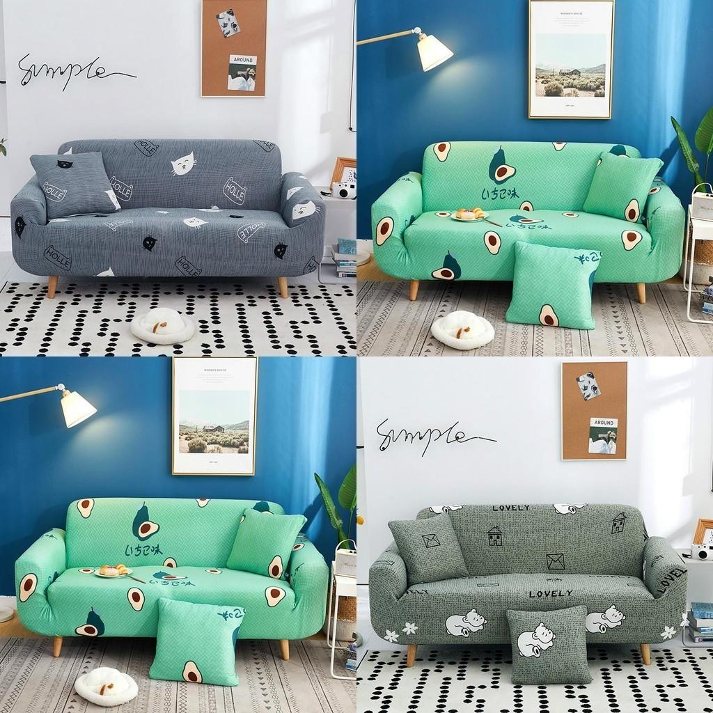 Elegante Geometrische Blumenmuster-Überwürfe für 1/2/3/4-Sitzer-Sofas Mit Knitterarmem Design