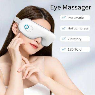 4D Smart Airbag Eye Massager Hot Compress Vibration Eye Care Instrument Bluetooth Eye Massage Glasses Fatigue Pouch & Wrinkle