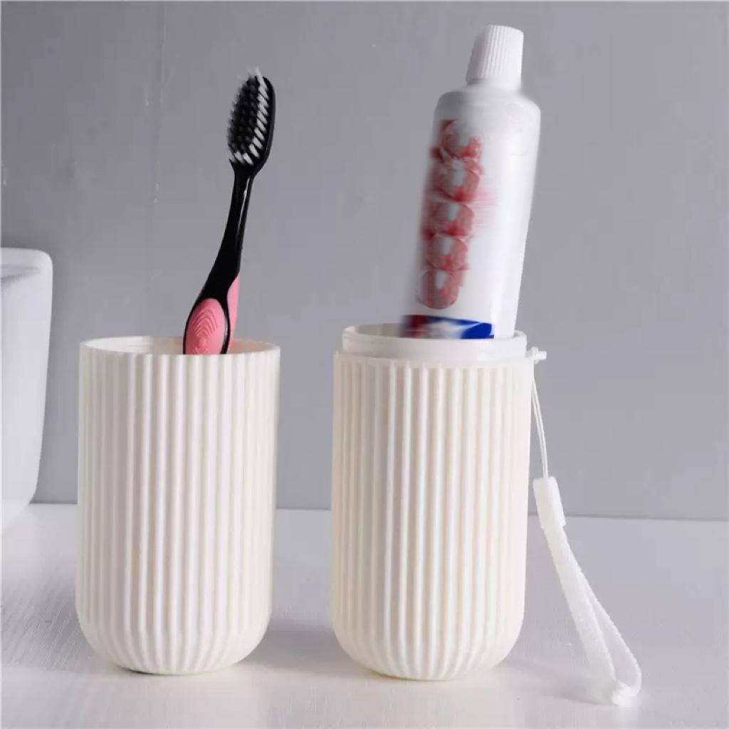 Portable Toothpaste Toothbrush Protect Holder Case Travel Camping Storage Box Protect Toothbrush Toothpaste from Dirt and Damage