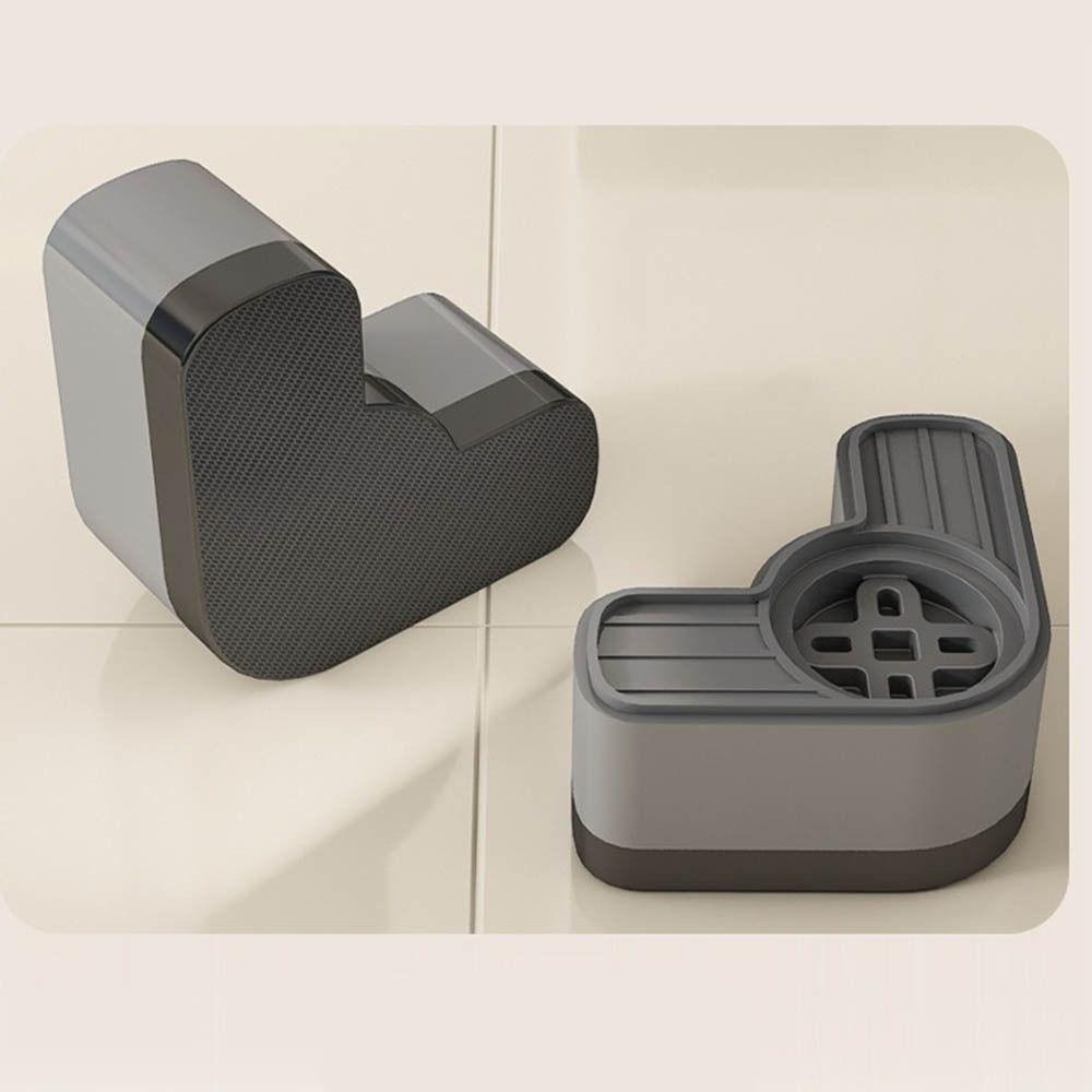 4pcs Height Increasing Washing Machine Foot Pad Anti Slip Furniture Raised Base Wave Wheel