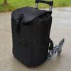 StairClimbing Trolley Bag Black Shopping Carrier Rectangular