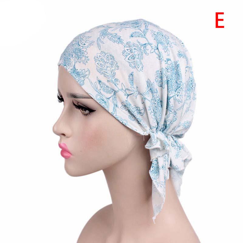 Women Muslim Turban Cancer Chemo Cap Stretch Wrap Beanie Head Scarf Cover Hats