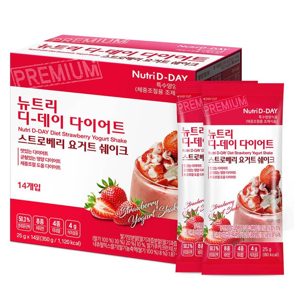 NutriDDay Diet Strawberry Yogurt Shake 14 Packets 350g 1 pcs Ingredients: may be subject to change at the manufacturer’s | 350g 1 pcs
