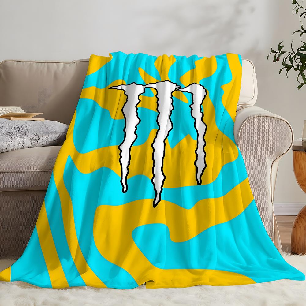 Brand M-SonsterS EEnergyS Throw Flannel Throw Blanket: Soft Kid-Friendly Warm Anti-Static All Season Washable Couch Bed Home