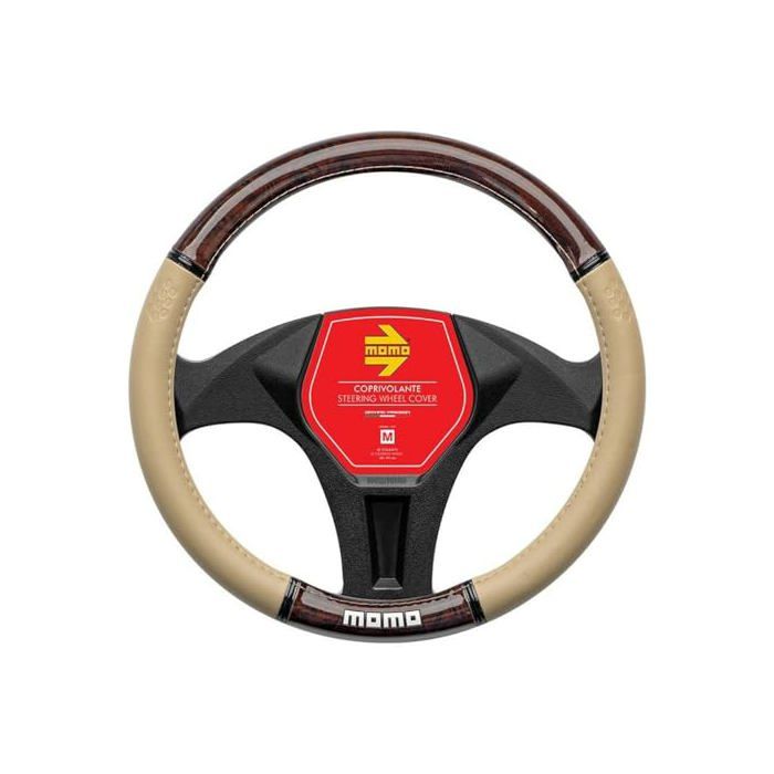 Pokrowiec na kierownicę - Momo - Ø 38-39 cm - Wielokolorowy - Rozmiar uniwersalny - 20x30x2 cm