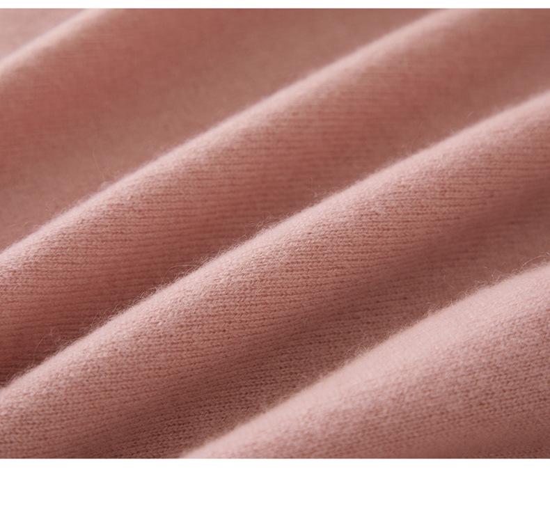 Women's Striped Cashmere Sweater Dress - Round Neck, Loose Fit, Versatile Pullover for Autumn/Winter