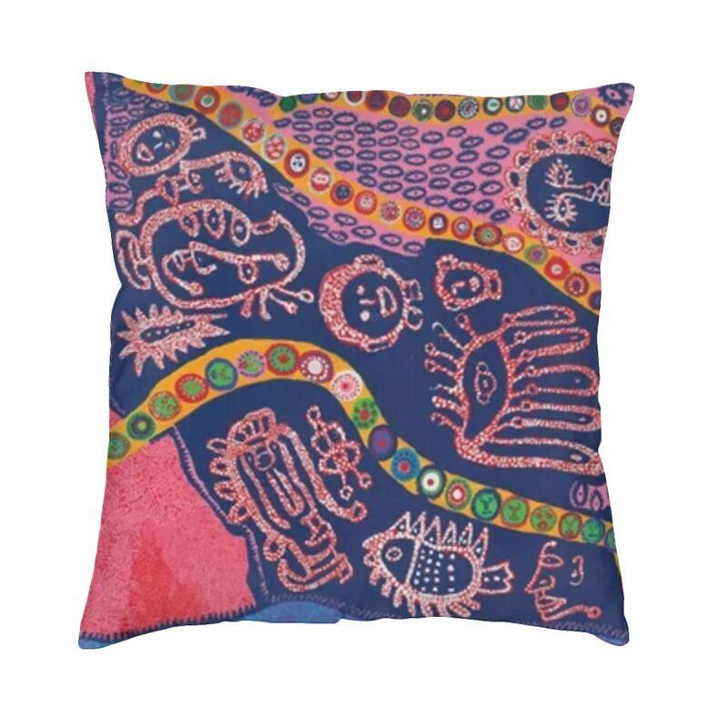 

Yayoi Kusama Art Square Pillow Case Home Decor Abstract Pop Art Cushions Throw Pillow for Living Room Doublesided Printing 30x30cm 12x12in