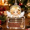 Acrylic Angel Christmas Ornament With Cash Pocket Tree Decoration Holiday Gift