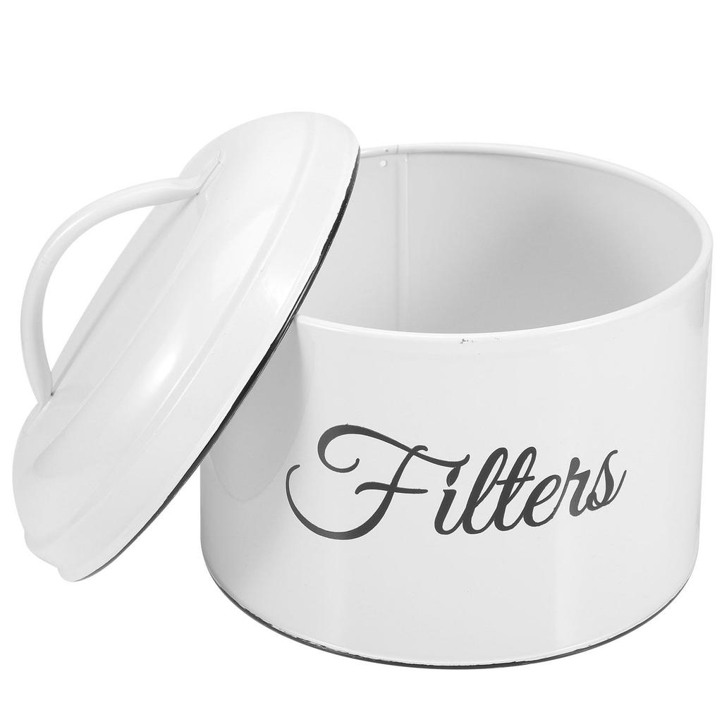 Sealed Metal Food Container for Coffee Beans Tea Biscuits Preserves Soybeans Dried Fruit Popcorn Flour Sugar Cereal Storage