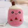 Cute Milk Tea Cup Plush Keychain Bubble Tea Stuffed Doll Pendant Super Soft PP Cotton Fully Filled Plushies Keyring Backpack Decor Kids Girl Gift