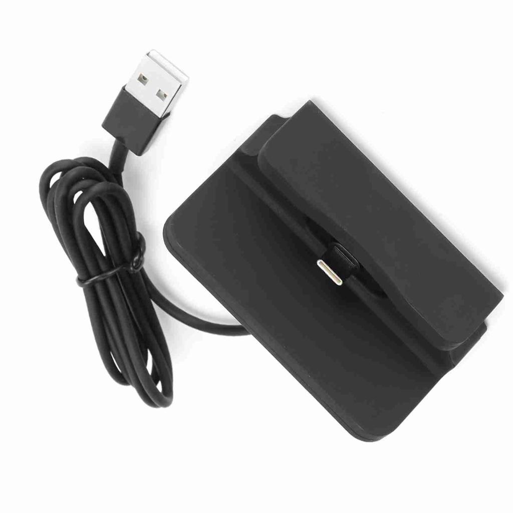 Type C Mobile Phone Charging Base Stand Charger for Samsung Huawei P9 P20pro Mate10(Black )