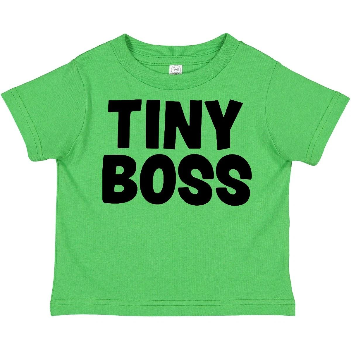 Inktastic Tiny Boss Toddler T-Shirt Children Suit Future Career Occupation Cute 110