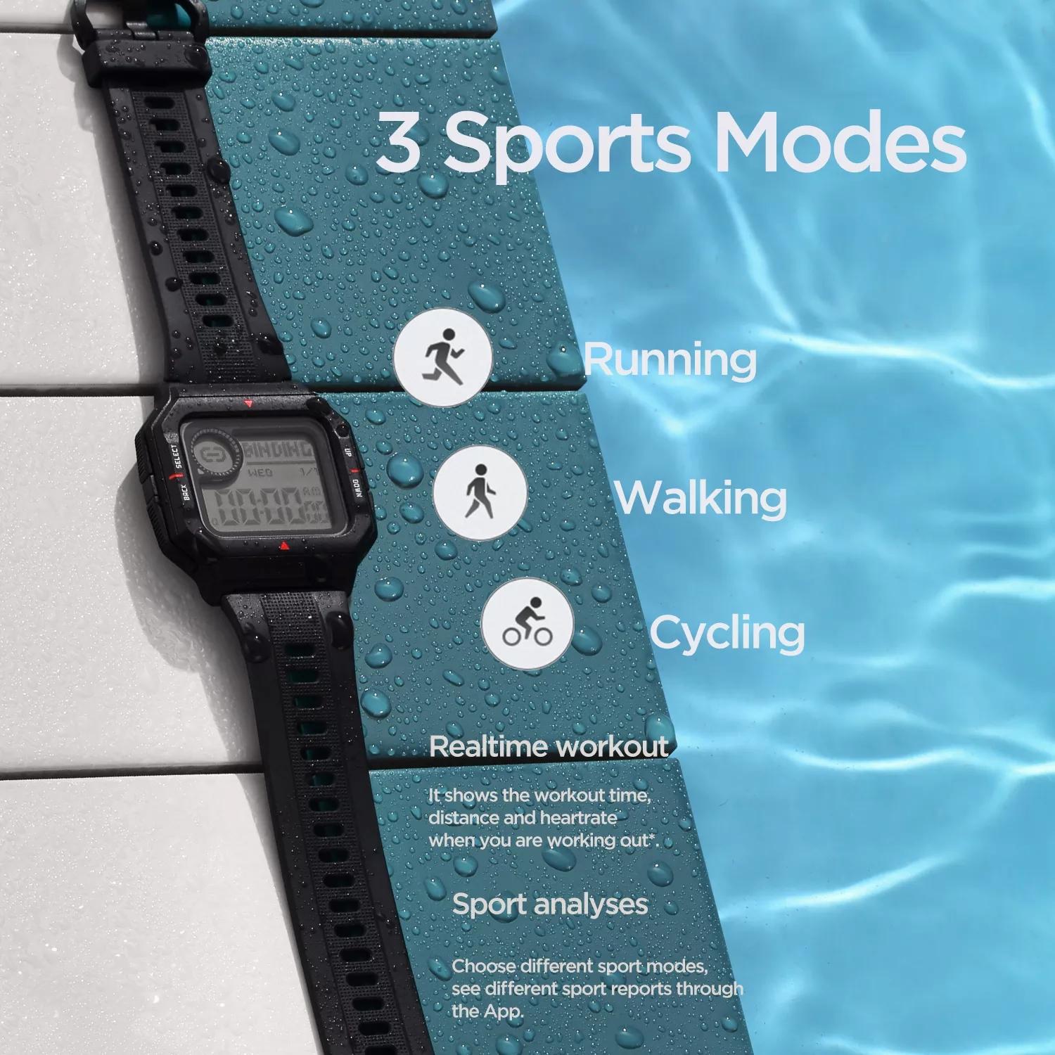 Buy Global Amazfit Neo Fashion Smartwatch Retro Design 28 Days