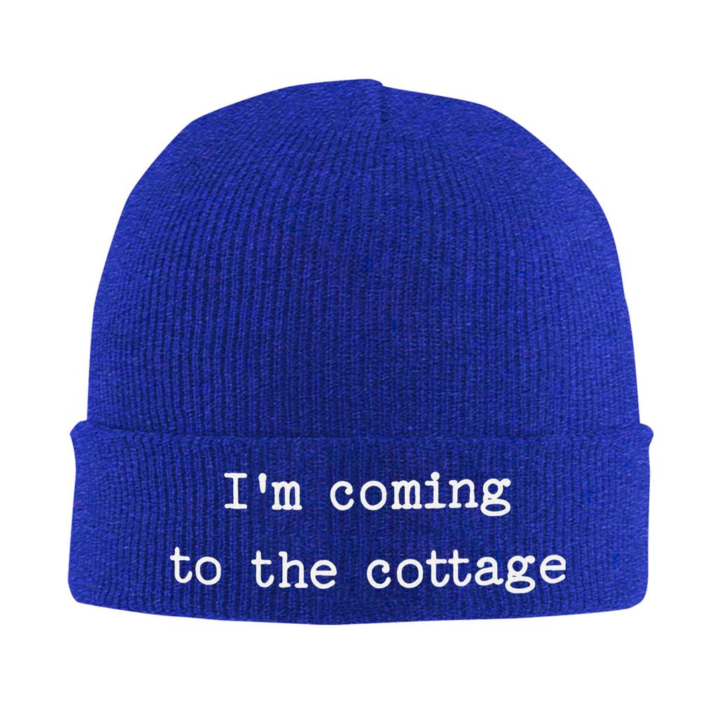 Heated Rivalry I'm Coming To The Cottage Knitted Hat for Women Unisex Beanie Autumn Winter Hat Acrylic Warm Melon Cap