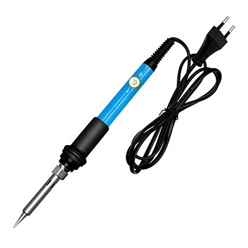 Blue Electric Soldering Iron - Temperature-Controlled, 220V EU & 110V US Specifications, Model E18