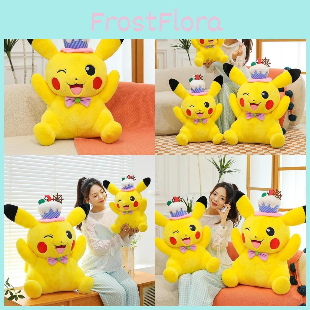 Pikachu Plüschtier Niedliches Cartoon Weicher Kurzer Samt Kindergeschenk Puppe