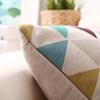 Nordic Fashion Black Geometry Pillow Cover Geometric Triangles Deer Cushion Home Decorative Pillowcase Office Sofa