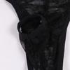 Braguitas de Lencería Sexy para Hombre con Agujero Delantero Sissy Encaje Floral Transparente T-Back Tangas Ropa Interior sin Entrepierna Gay Crossdresser Ropa Interior