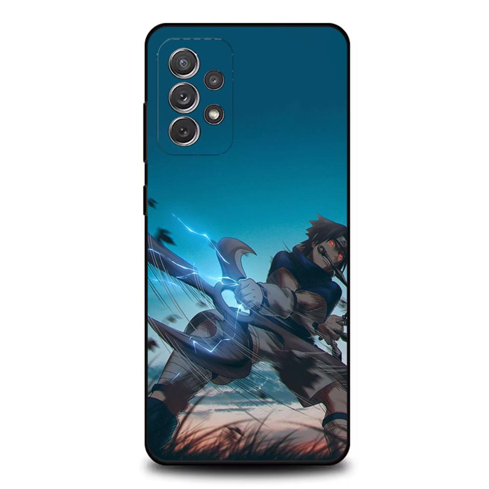 Anime U-Uchihas S-Sasuke Phone Case For Samsung S25,S24,S21,S22,S23,S30,Ultra,S20,Plus,Fe,Lite,Note,10,9,5G Black Cover