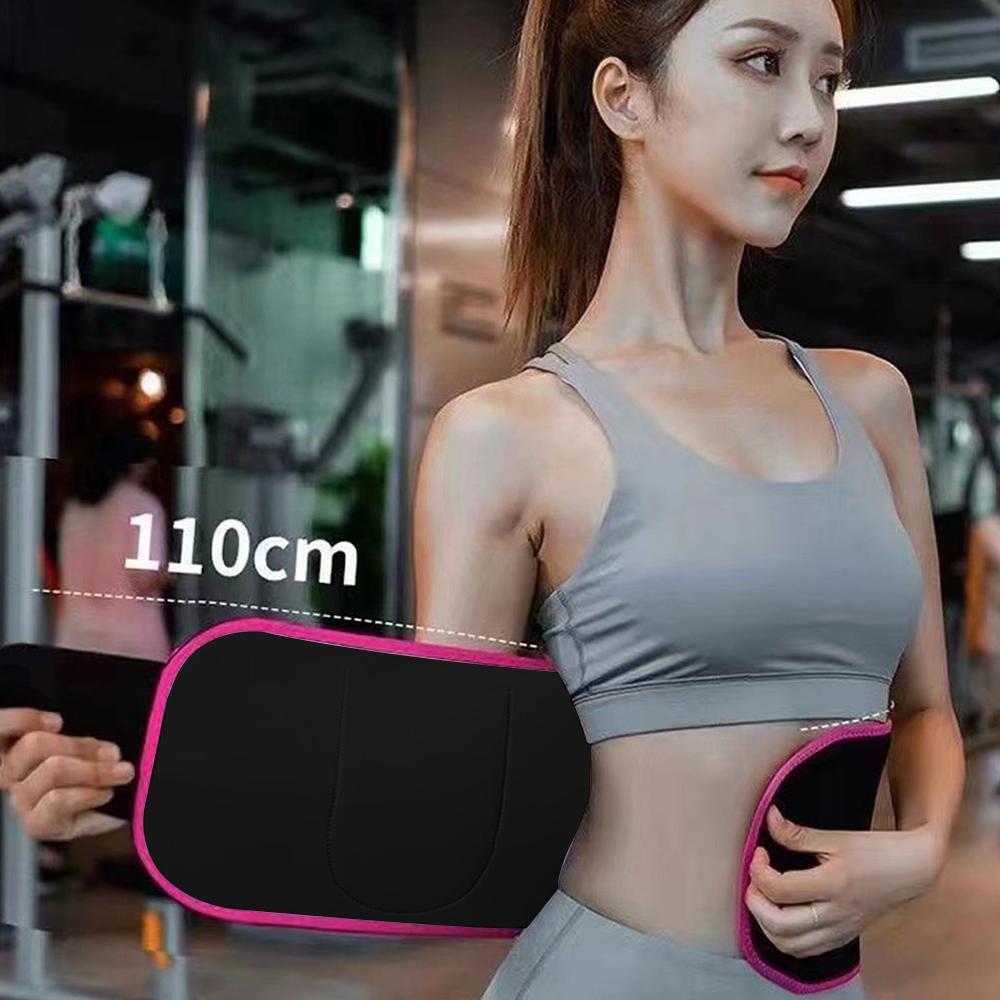 Sports Sweat Burst Waist Support Belt Durable Abdominal Fat Burning Running Training Waist Trimmer Sauna Set