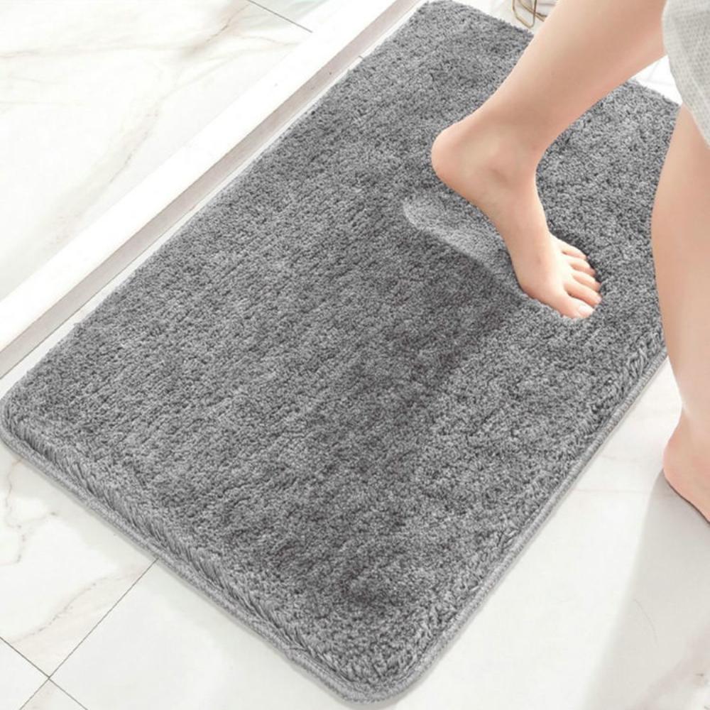 Kadife Banyo Kaşmir Kalınlaştırıcı Mat Banyo Kaymaz Halılar Lavabo Küvet Yan Zemin Halısı Duş Odası Kapı Paspası Hafızalı Köpük 3D Ped