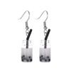 Hooks Earrings Bubble Tea Long Dangle Women Drink Drop Earrings Jewelry for Party