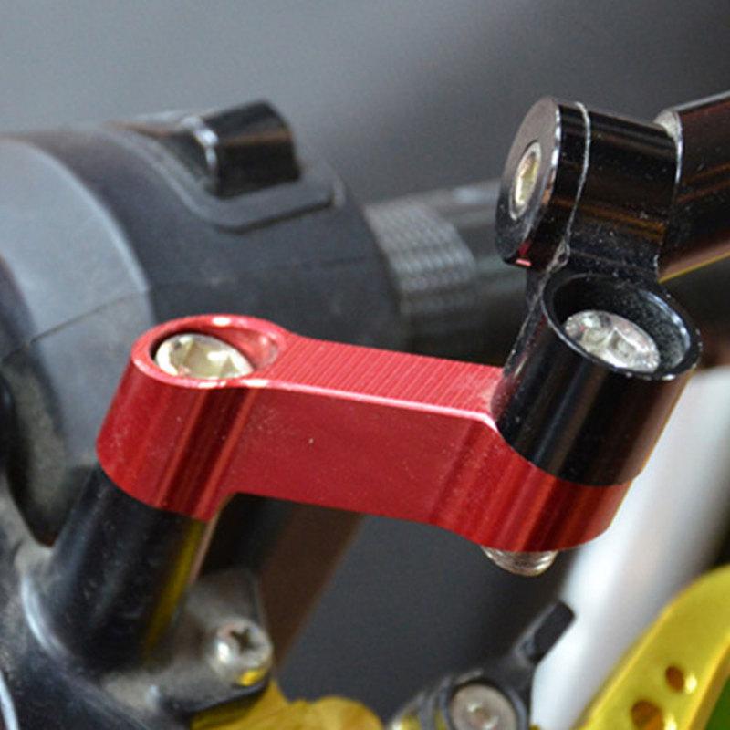 1 para uniwersalnych lusterek wstecznych motocyklowych rozszerzenie Riser Extend Adapter zmodyfikowane akcesoria