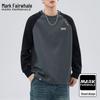 Mark Fairwhale Men's American-Style Colorblock Crewneck Sweatshirt