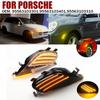 1 Paar Dynamische Amber LED Blinker für Porsche Cayenne 955 2003-2006 Auto Styling