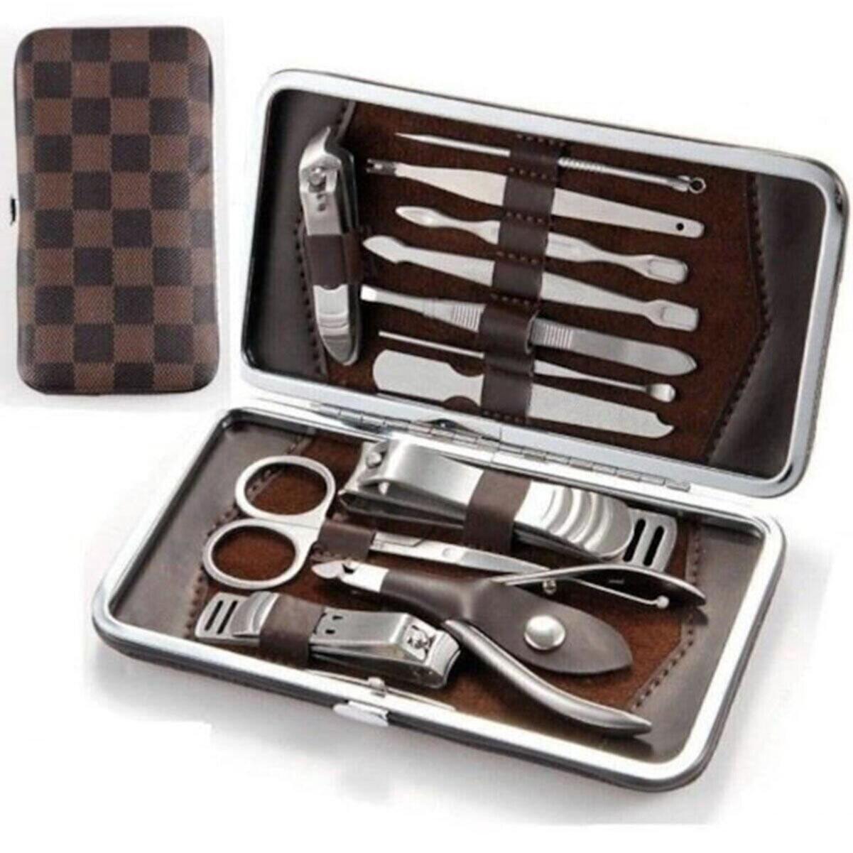 

Yeshills Bag Nail Clipper Пинцетная пилка 12 шт Маникюрный педикюрный набор