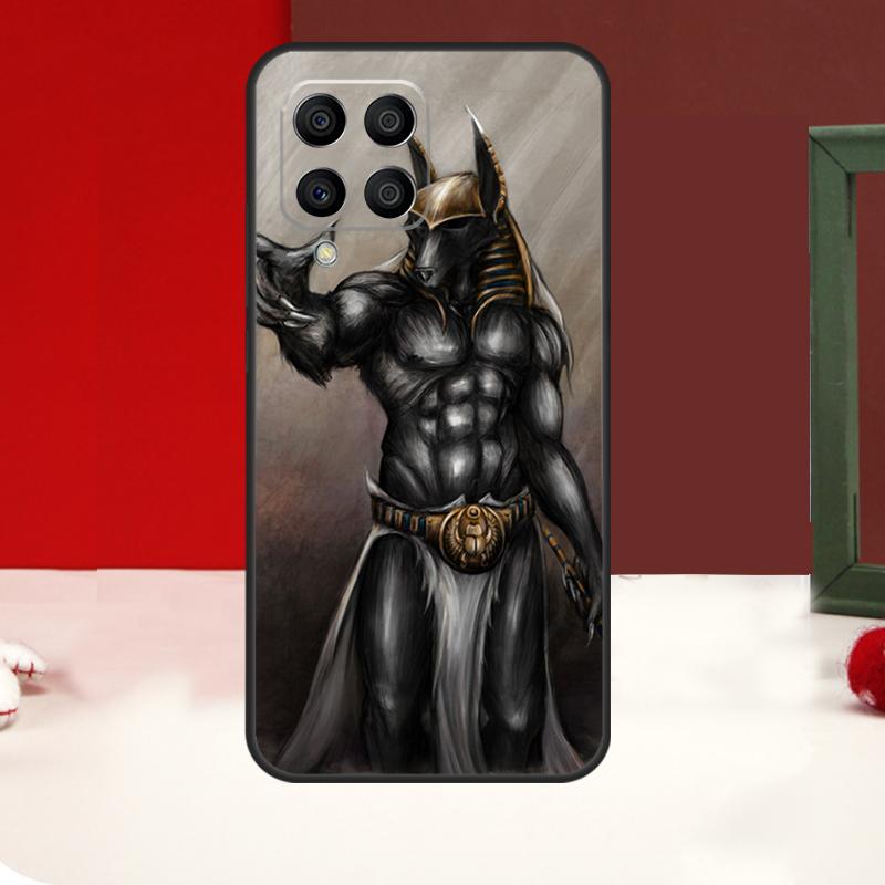 Égypte Néfertiti Anubis Ankh Étui Pour Samsung Galaxy M52 M32 M12 M54 M34 M14 M35 M56 M06 M55 M15 M11 M13 M16 M36 M31 M53