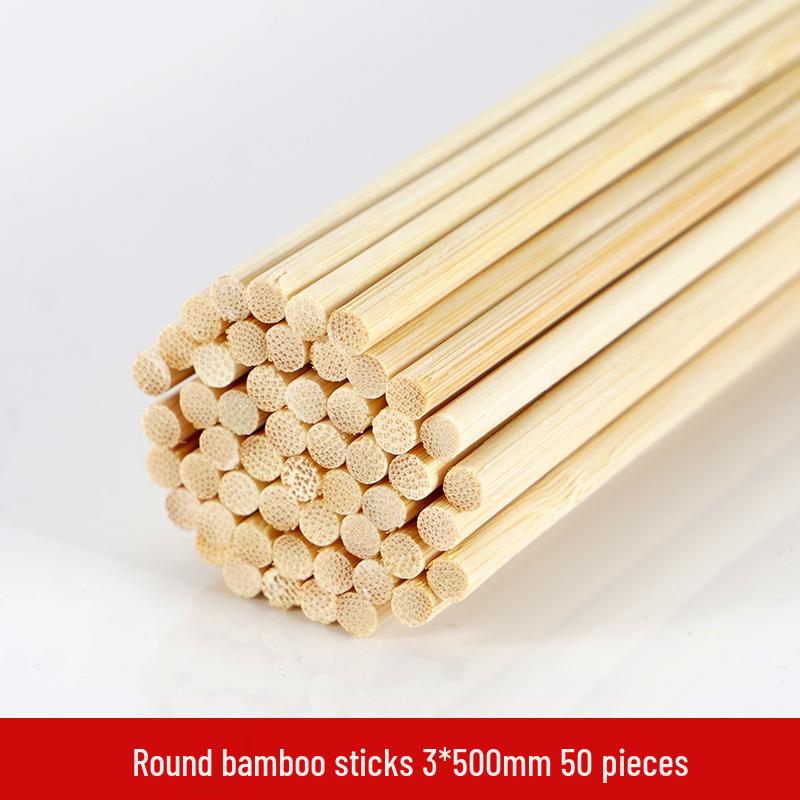 Bamboo and Wooden Craft Sticks: DIY Model Strips and Slices