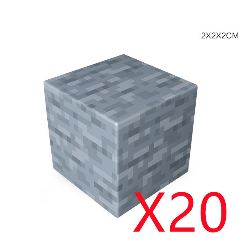 Pixel-Stil Mineral Magnet Welt Magnetische Bausteine Montage Ersatzteile Sensorisches Spielzeug für Kinder DIY Tierwürfel Grundplatte