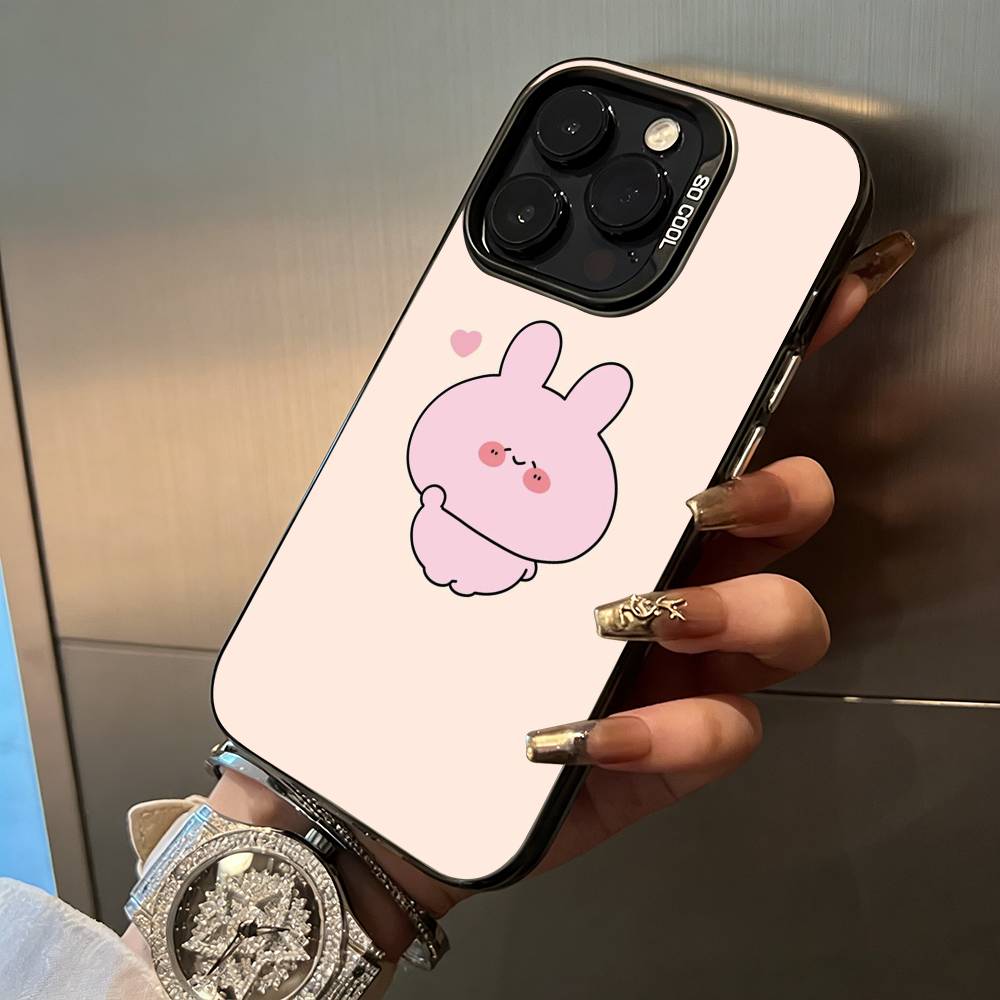 C-A-Cartoon -a-Asamimichan Phone Case For iPhone 17,16,15,14,13,12,11 Plus Pro Max Colored Silver Phone Case