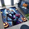 2026 New The Nightmare Before Christmas Jack Cartoo Rug for Bedroom Living Room Sofa Home Doormat Decor, Kid Non-slip Floor Mat