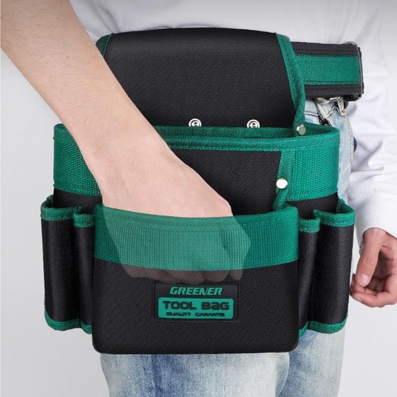 Professional Screwdriver Hardware Tool Work Belt Pouch With Secure Fastening System For Outdoor And Indoor Applications