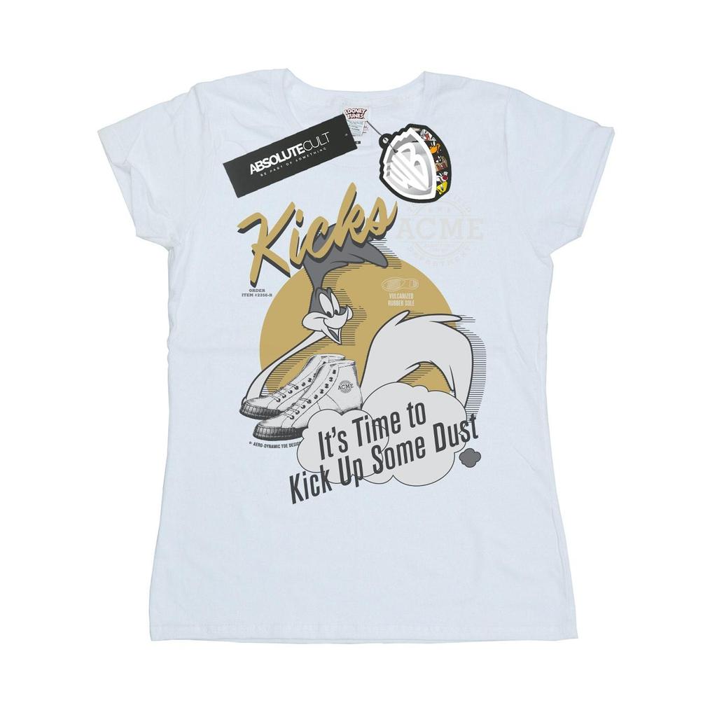 Looney Tunes Womens/Ladies Road Runner Kicks Cotton T-Shirt