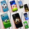 Football Soccer Ball Phone Case For iPhone 16 Pro Max 12 13 Mini 11 14 15 Pro Max XR 16 15 Plus 16e Cover Shell