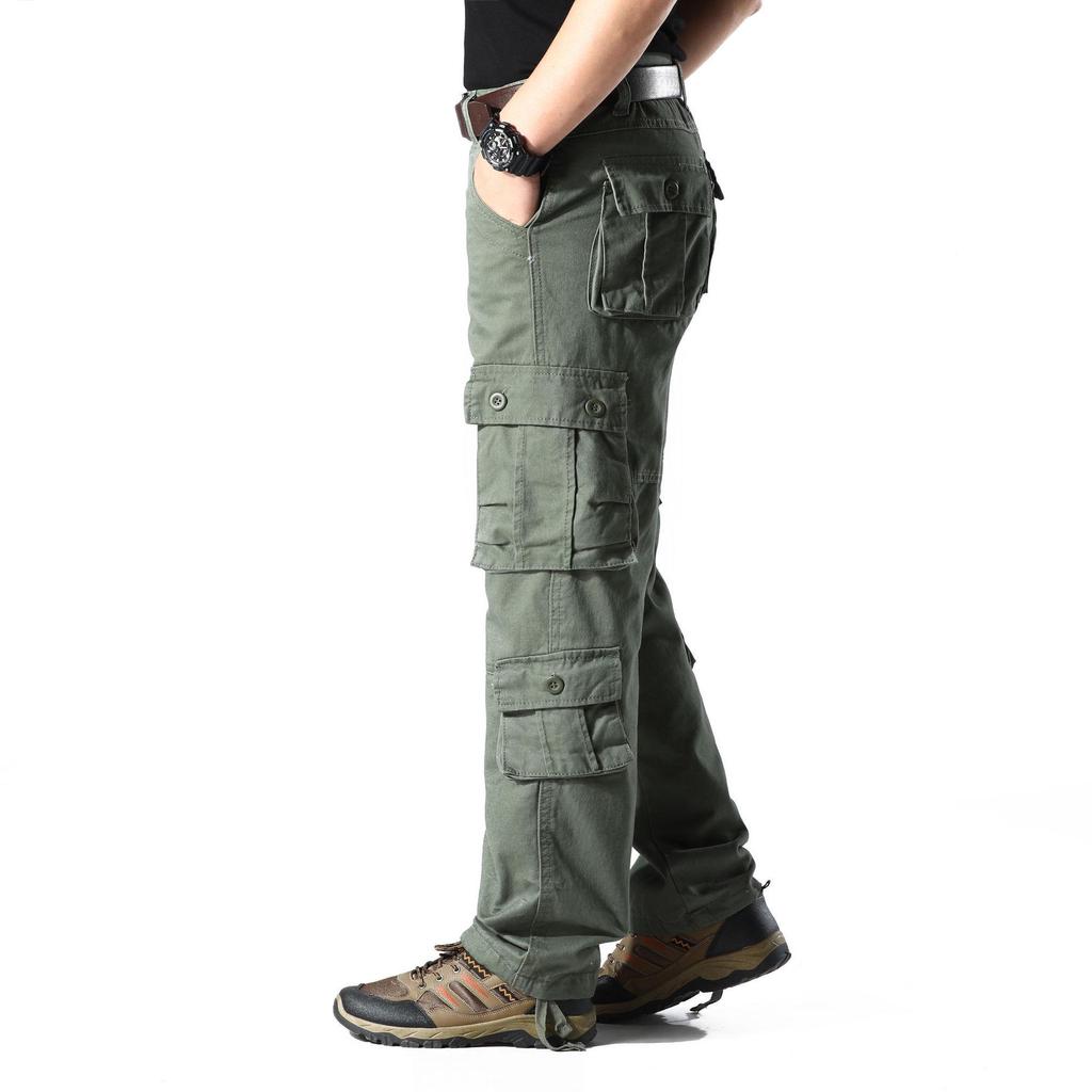 2024 Men's Multi-Pocket Loose Straight Casual Outdoor Pants