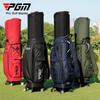PGM Hard Shell Telescopic Golf Bag, Four-Wheel Push-Type, Waterproof, with Double Bag and Inverted Club Holder for Men and Women