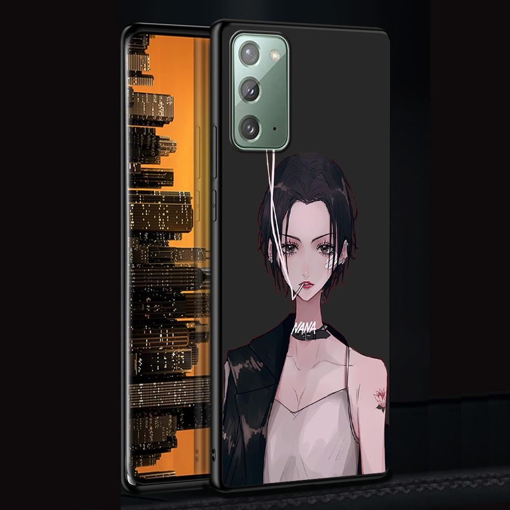

Чехол для телефона с изображением аниме Нана Осаки для Samsung Galaxy Note 20 Ultra 10 Lite 9 8 S22 Plus M31 M30s M11 M12 M21, черный мягкий чехол из ТПУ Samsung A53 5G