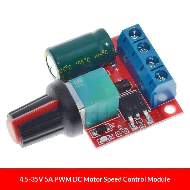 Mini Dc-Dc 3V/4.5V-35V 5A Pwm Dc Motor Speed Controller Module Speed Regulator Control Adjust Board Switch